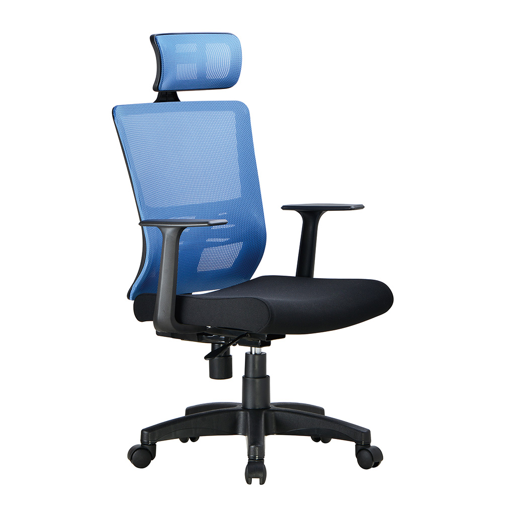 祖禾辦公家具推薦，可調式人體工學椅，提供坐深、扶手、椅背角度調整，適合長時間辦公，具備腰部支撐與頭枕，有效保護脊椎，改善坐姿，預防腰酸背痛。