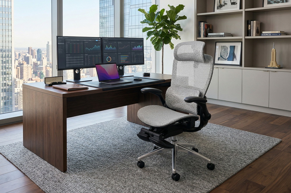 祖禾辦公家具推薦，人體工學高級主管椅，提供卓越舒適度與支撐，提升辦公效率。