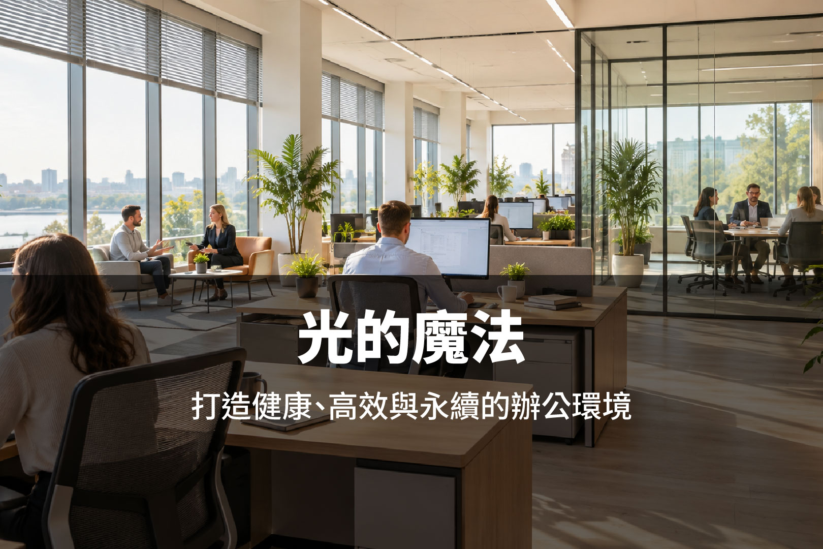 辦公室自然採光怎麼規劃？改善員工舒適度與節能效率的 4 大設計重點