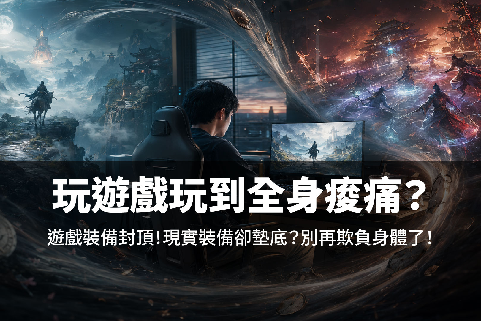 玩遊戲玩到全身痠痛？