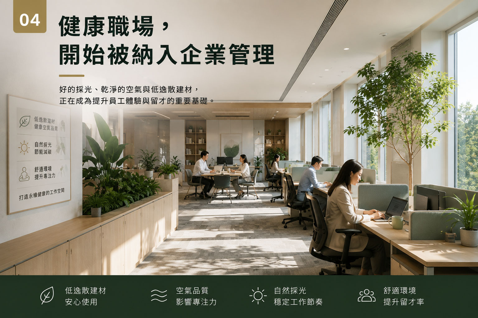 健康職場，開始被納入企業管理