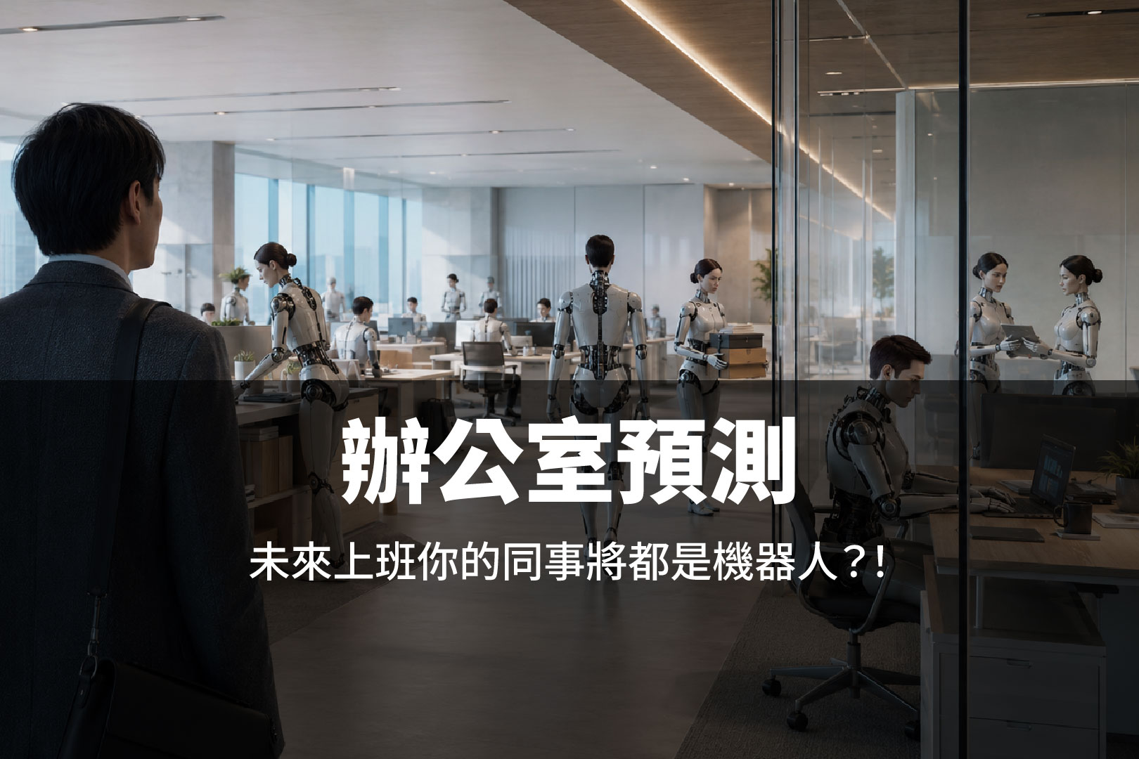 辦公室預測未來上班你的同事都上機器人?!
