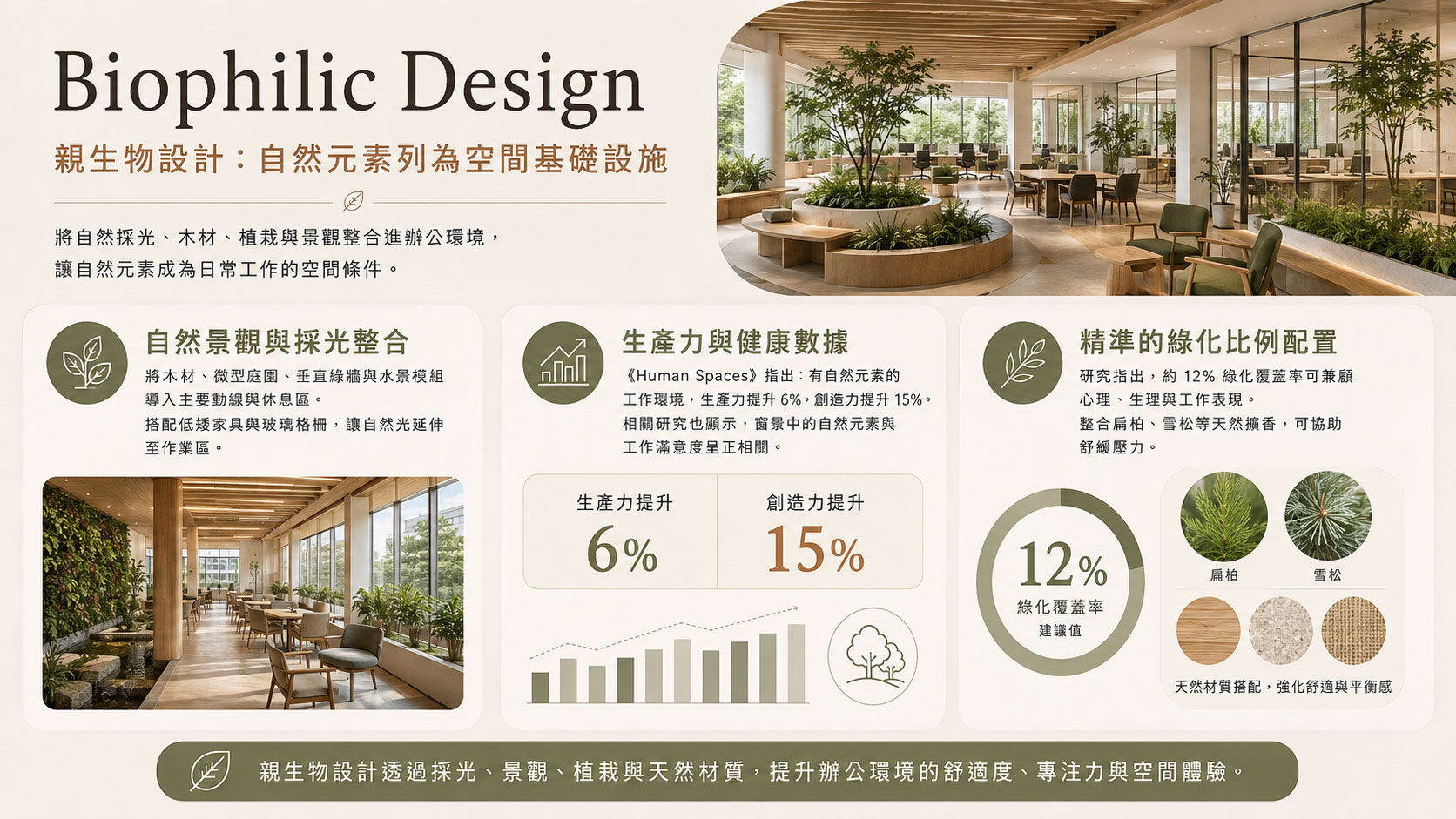親生物設計:自然元素列為空間基礎設施